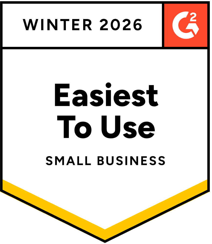 G2 badge for Whale: Easiest to Use, Training Management Systems, Small Business