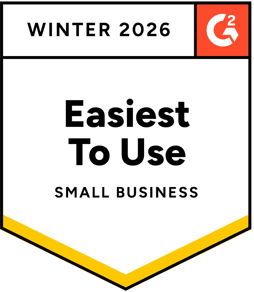 G2 badge for Whale: Easiest to Use, Training Management Systems, Small Business