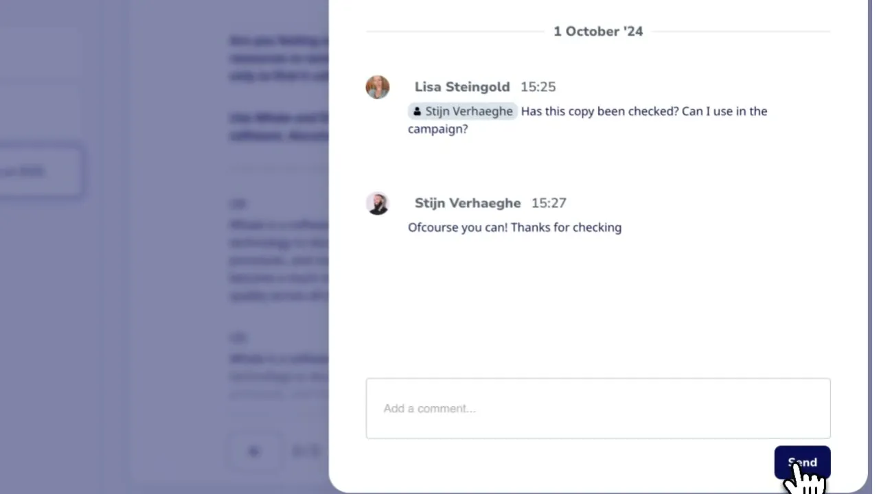 Comments in Whale