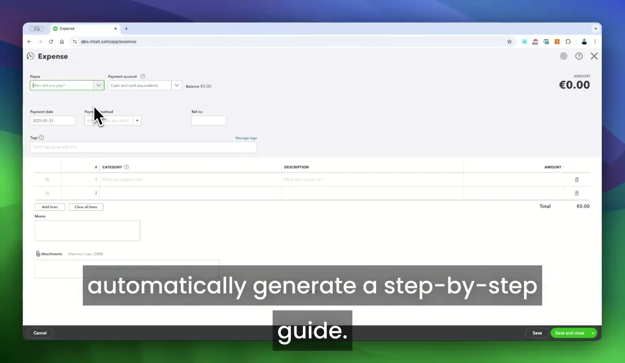 Step Recorder in Whale