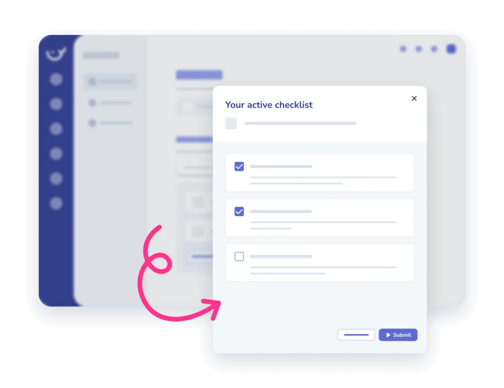 Running a checklist in Whale