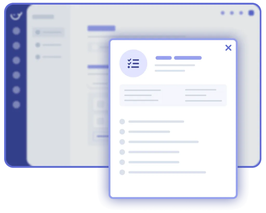 a visual checklist template
