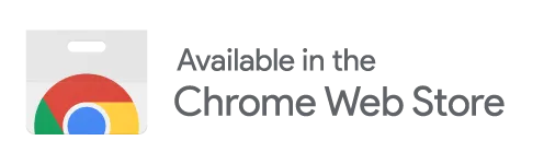 Icon for Chrome Web Store with text "Available in the Chrome Web Store." Image shows Google's Chrome logo alongside a screen recorder icon.
