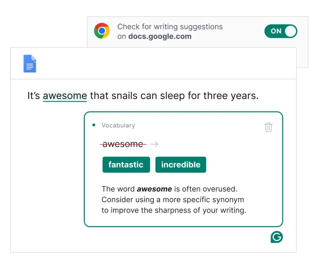 Grammarly Chrome Extension