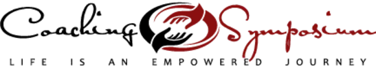 Text logo with "Milano Digital Week" in black and "Symposium" in red, accompanied by a stylized red circular and handshake graphic, reminiscent of formal employee training onboarding.
