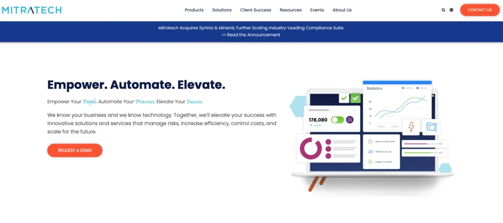 Mitratech Trakstar employee training software screenshot