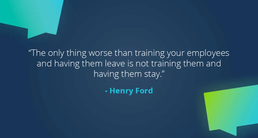 Quote on transitional training on Whale blog