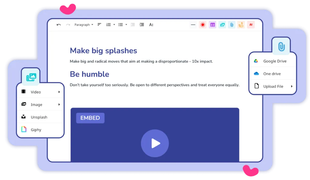 Content creation on Whale