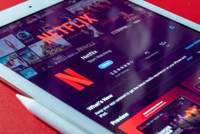 The Netflix Effect is seen on an iPad.