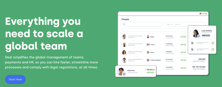 Scalable global team with employee onboarding and training software.