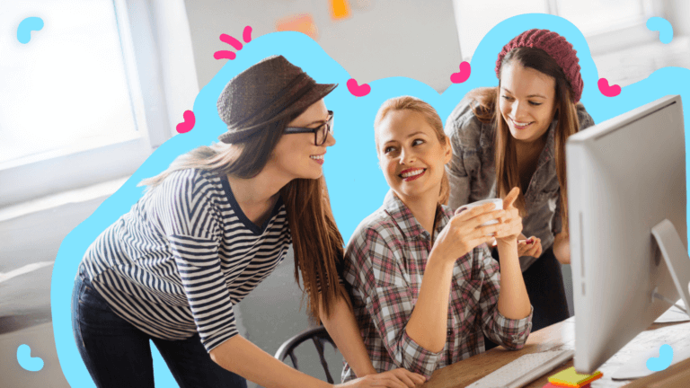 3 women in an office documenting from scratch