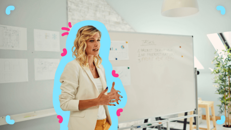 Woman exploring the impact of documentation statistics