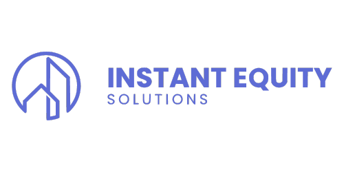 Logo for "Instant Equity Solutions," featuring an icon of a house next to the text.