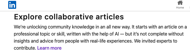 LinkedIn illustration of knowledge sharing