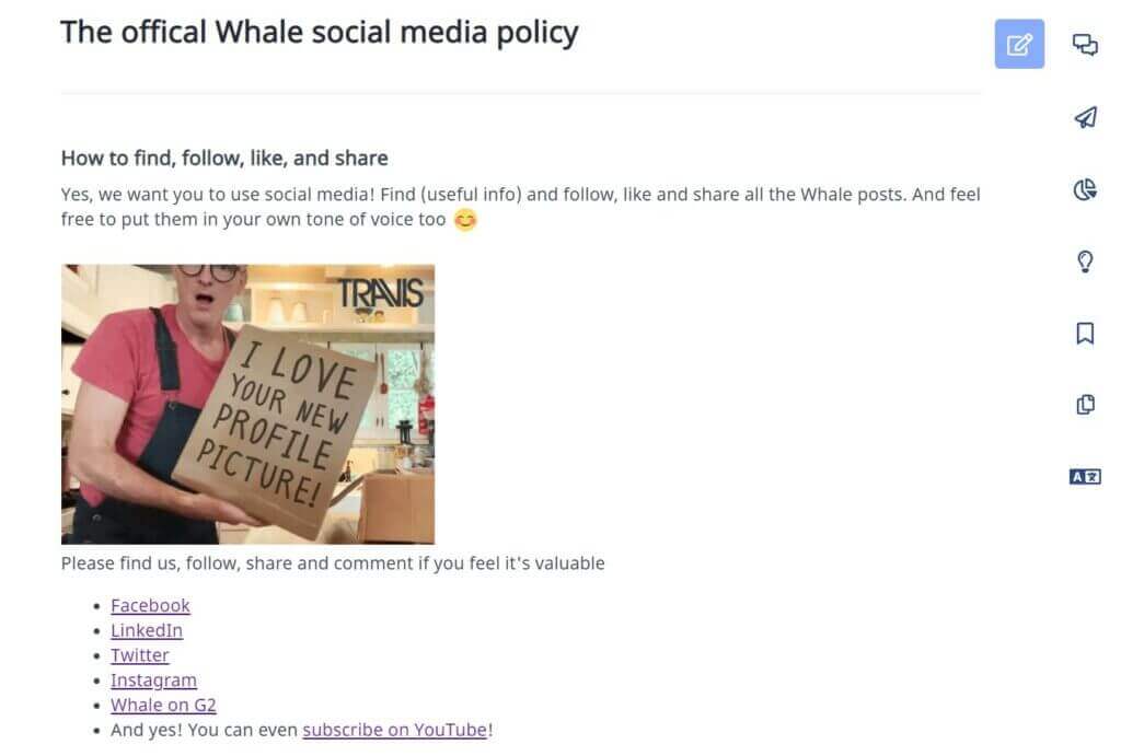 The official training for your social media policy.