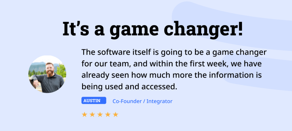 It's a documentation game changer.