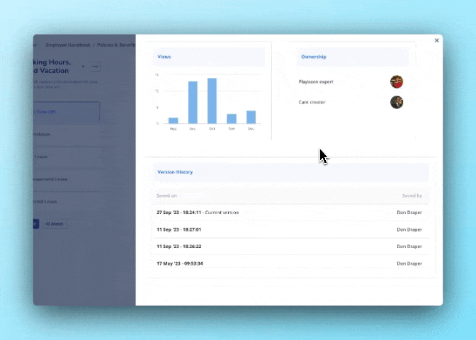 A comprehensive dashboard that provides a wealth of information, including documentation and Standard Operating Procedures (SOPs), to assist in employee training.