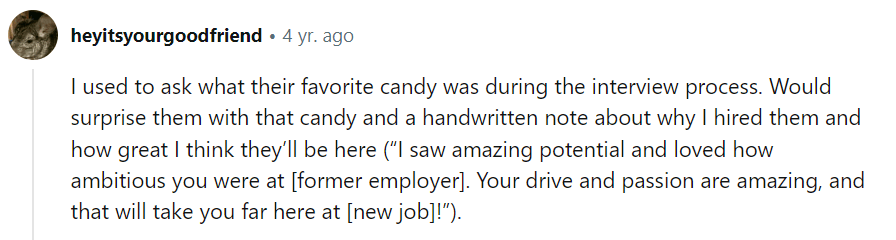 personalized welcome gift quote