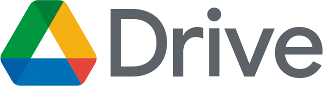 Google Drive logo featuring the triangular-shaped icon with green, yellow, and blue colors on the left, and the word "Drive" in gray text on the right—perfect for integrating into your employee training and onboarding materials.