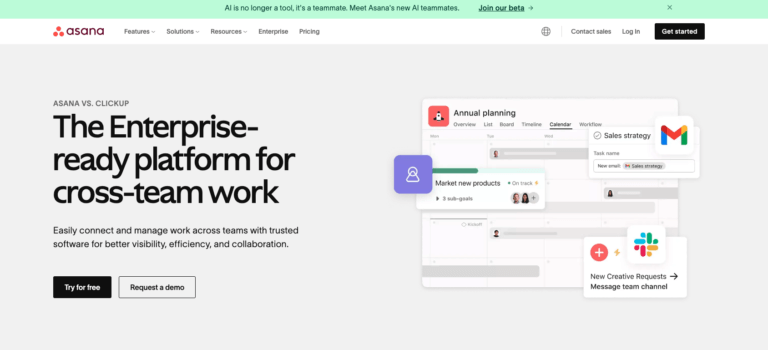 Asana versus ClickUp