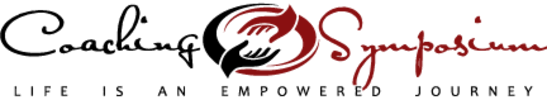 Text logo with "Milano Digital Week" in black and "Symposium" in red, accompanied by a stylized red circular and handshake graphic, reminiscent of formal employee training onboarding.