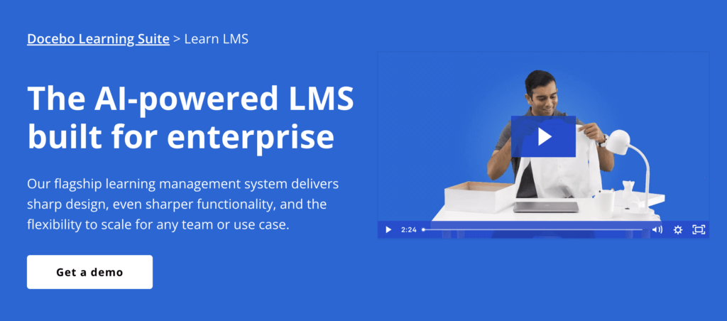 Docebo learning management software