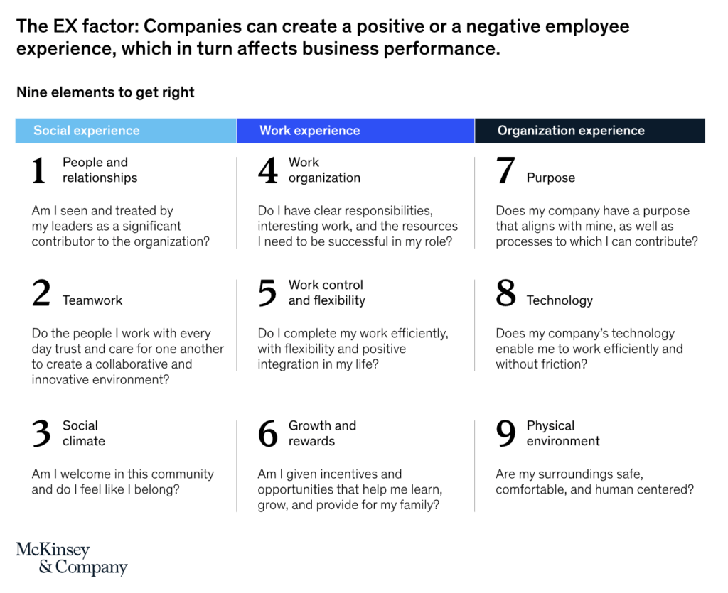 Mckinsey Employee Experience