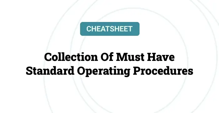 must-have-standard-operating-procedures