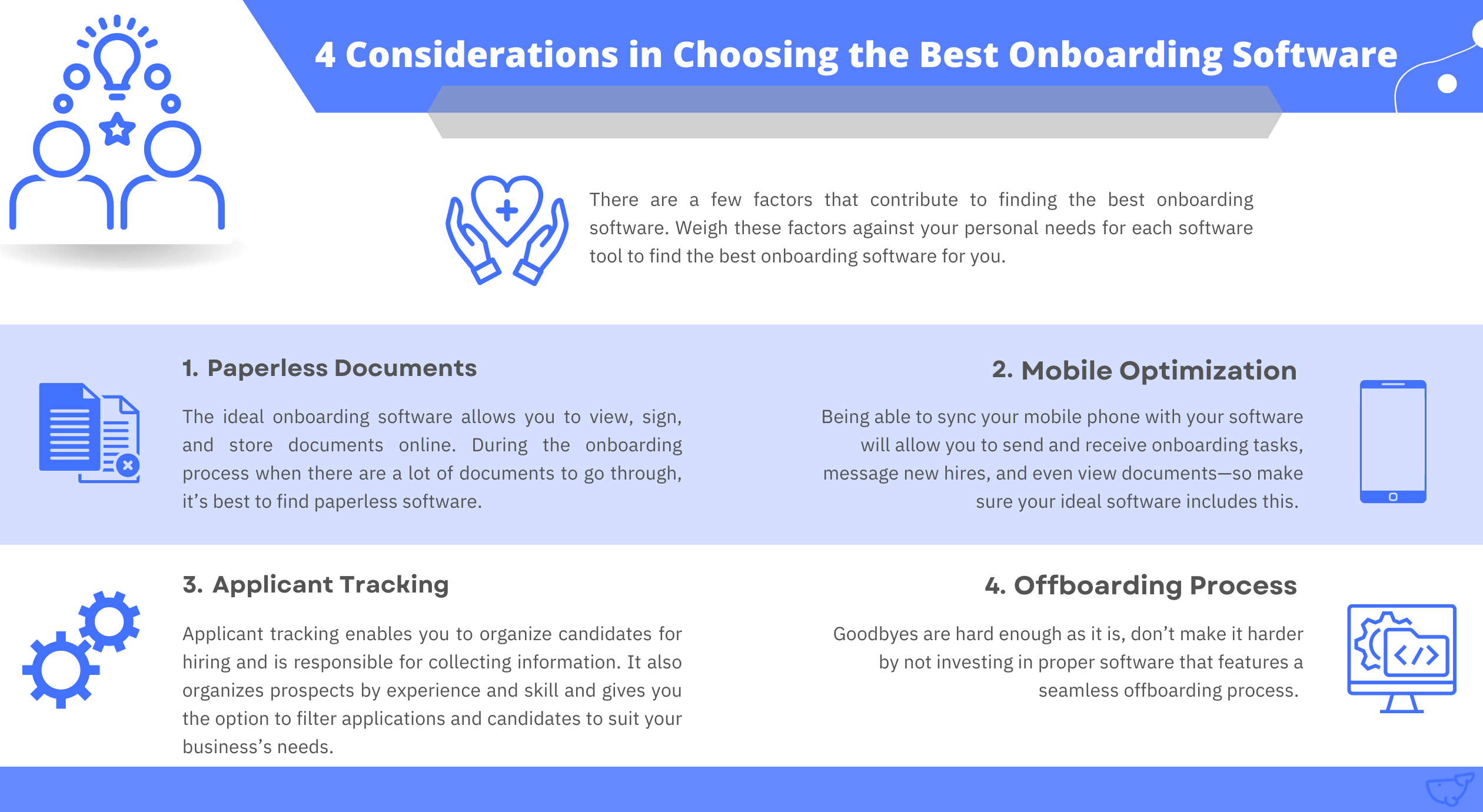 Considerations in choosing the best Onboarding Software blog