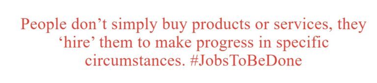 People hire products or services to make progress in specific circumstances using their knowledge of procedures.