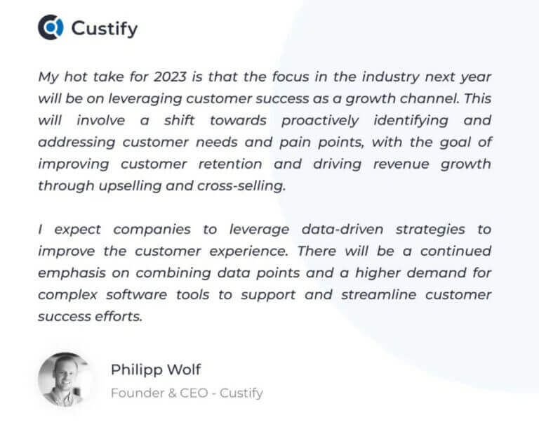 Customer Success Playbook from Custify