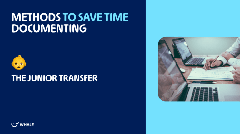 Efficient methods for time-saving documentation of the junior transfer process.