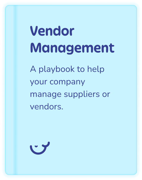 Create an inclusive playbook for vendor management and accounting templates designed to support your company's suppliers or vendors.
