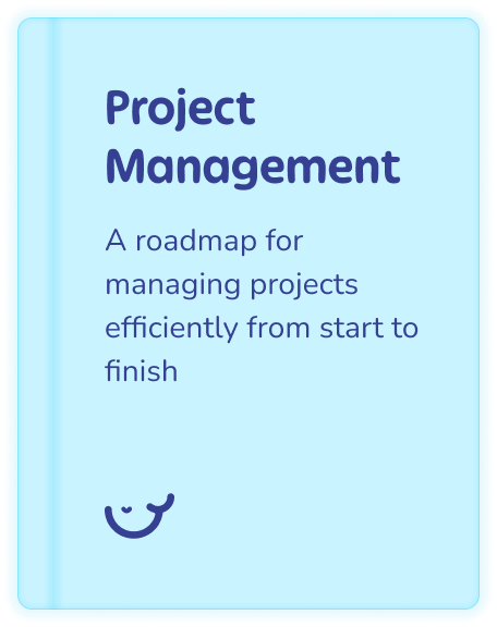 Project management roadmap that includes onboarding and training templates for managing projects efficiently from start to finish.