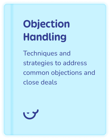 Object handling techniques for effective onboarding and training templates to close deals.