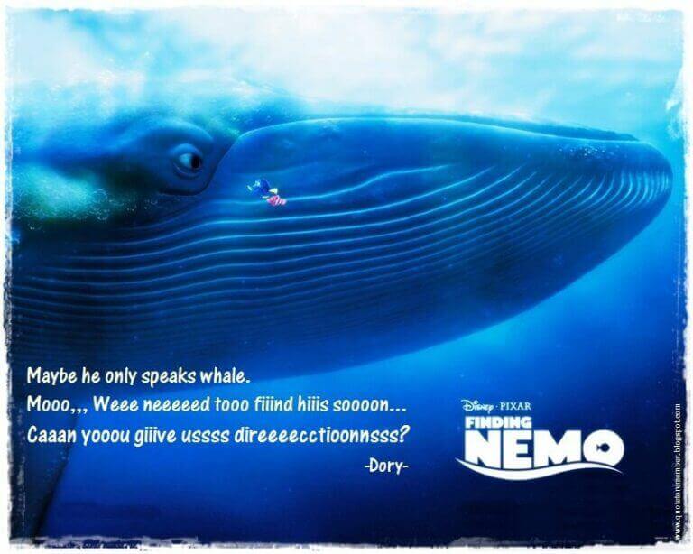 Disney's Nemo movie poster showcasing underwater procedures.
