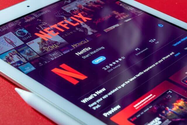 The Netflix Effect is seen on an iPad.