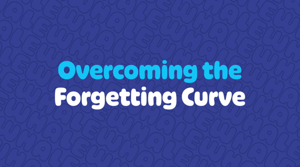 How to overcome the Forgetting curve blog image on Whale
