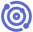 A blue circle with a circle in the middle representing Knowledge.