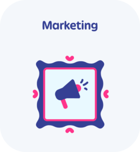 Marketing templates icon from Whale