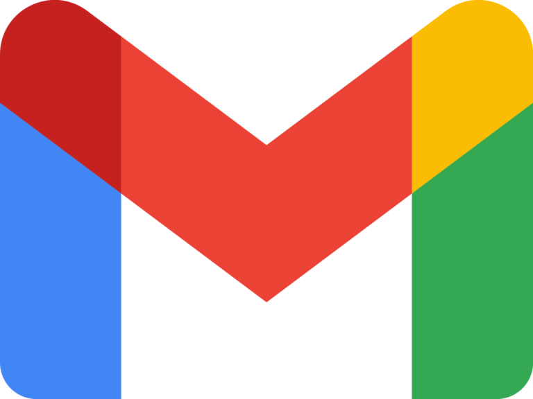 The image displays the Gmail logo, a stylized "M" composed of red, blue, green, and yellow segments—perfect for including in your process documentation or onboarding materials.