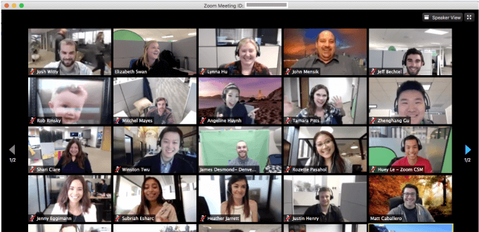 A screenshot of a Zoom meeting with 25 participants displayed in a grid view. The participants, from the roofing industry, are smiling and appear to be engaged in the virtual meeting.