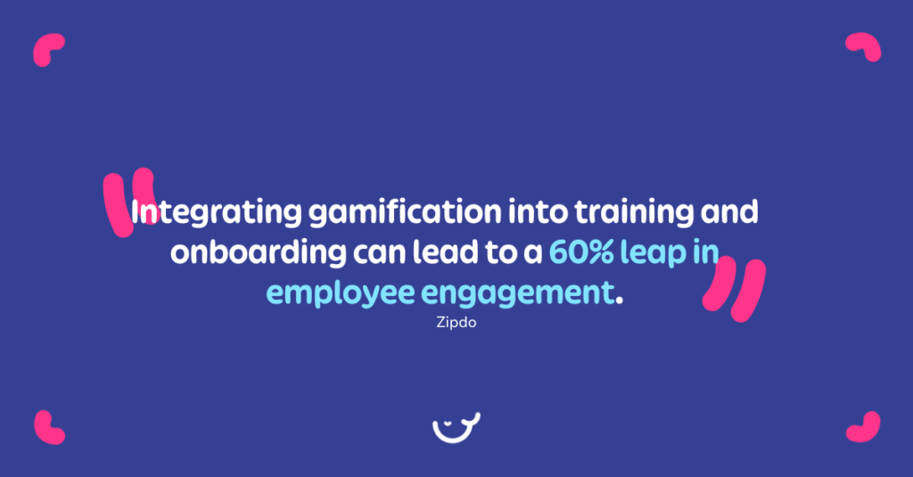 Employee onboarding gamification quote