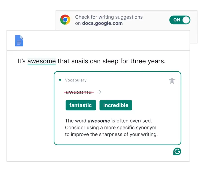 Grammarly Chrome Extension