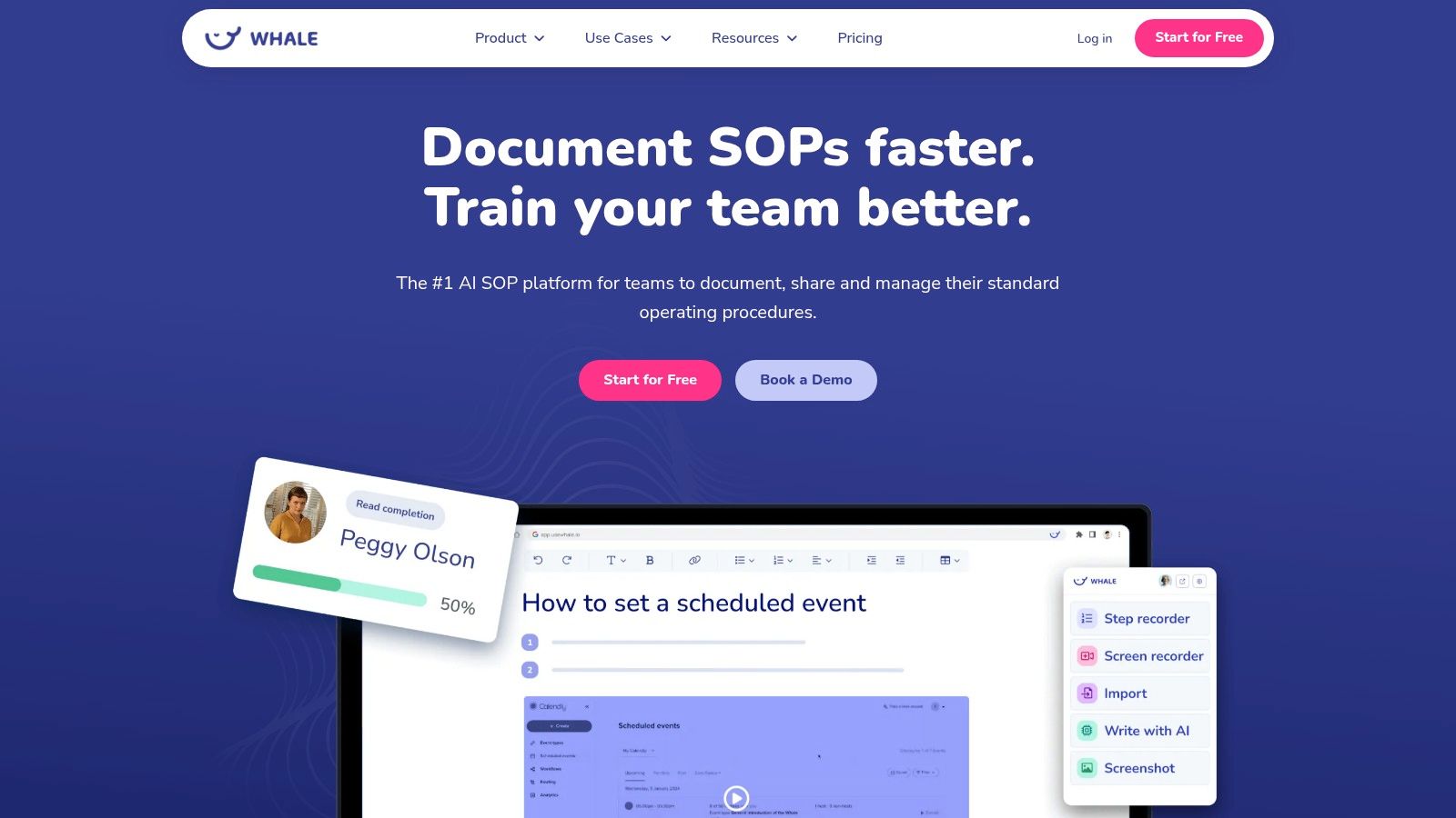 Whale SOP Platform Interface