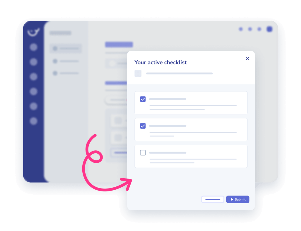 Running a checklist in Whale